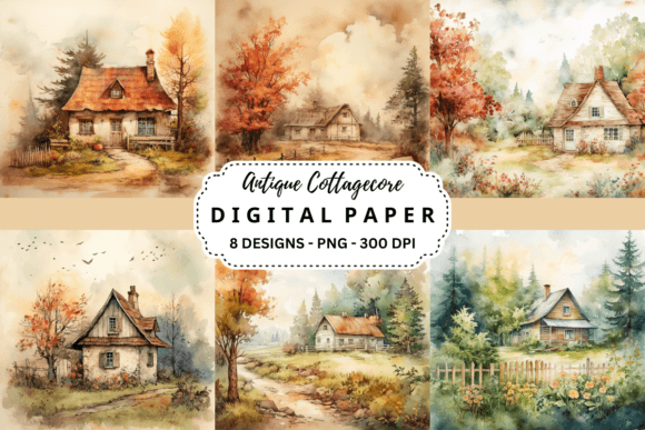Antique Cottagecore Backgrounds: A Designer's Visual Toolkit