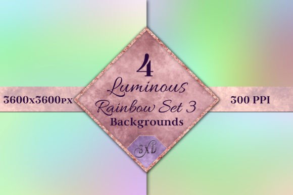 Bring Your Projects to Life with Luminous Rainbow Backgrounds 3