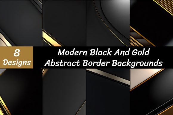 Modern Black and Gold Backgrounds: A Designer's Secret Weapon