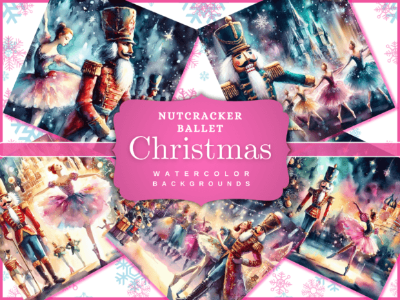 Nutcracker Ballet Christmas Backgrounds: A Designer's Festive Toolkit