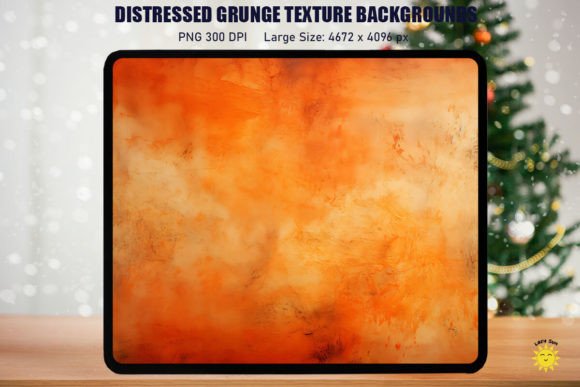 Orange Grunge Texture Backgrounds: Instant Vintage Appeal