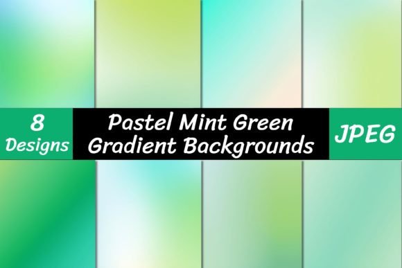 Pastel Mint Green Gradient Backgrounds: A Designer's Guide to Soft Visuals