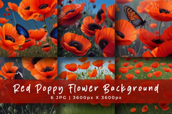 Red Poppy Flower Watercolor Backgrounds: A Designer's Guide