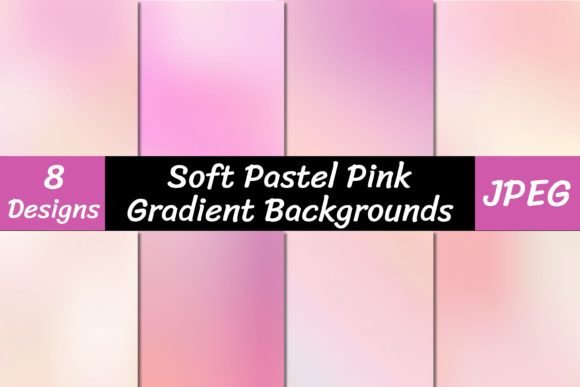 Soft Pastel Pink Gradient Backgrounds: A Designer's Go-To Asset