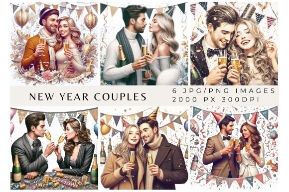 Spark Your Creativity: The Allure of New Year Couples Backgrounds