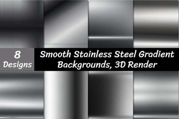 Stainless Steel Gradient Backgrounds: A Modern Design Essential