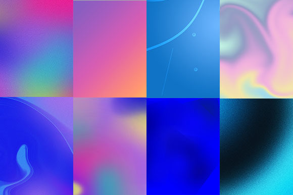 Transform Your Visuals with Gradient & Grainy Colorful Backgrounds