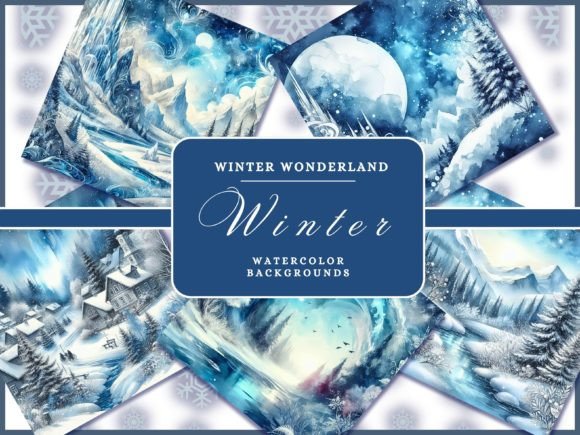 Winter Backgrounds Winter Digital Papers: A Creative Asset Review
